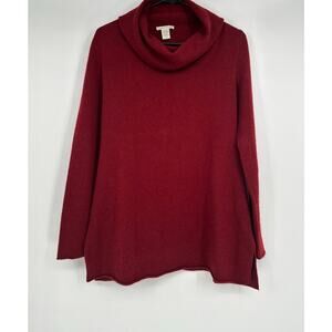 White + Warren Cashmere cowl neck sweater
